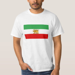 Camiseta Bandeira do Shah de 1964-1980) شیروخورشی