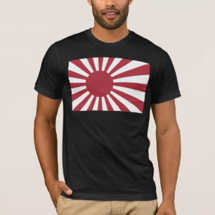 Camiseta Bandeira do Sol Nascente Imperial Japonês, Edo a W