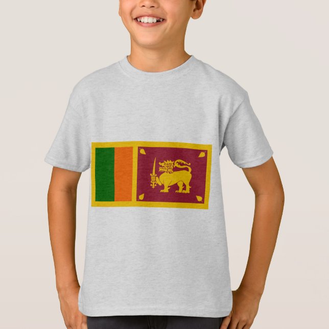 Camiseta Bandeira do Sri Lanka (Frente)