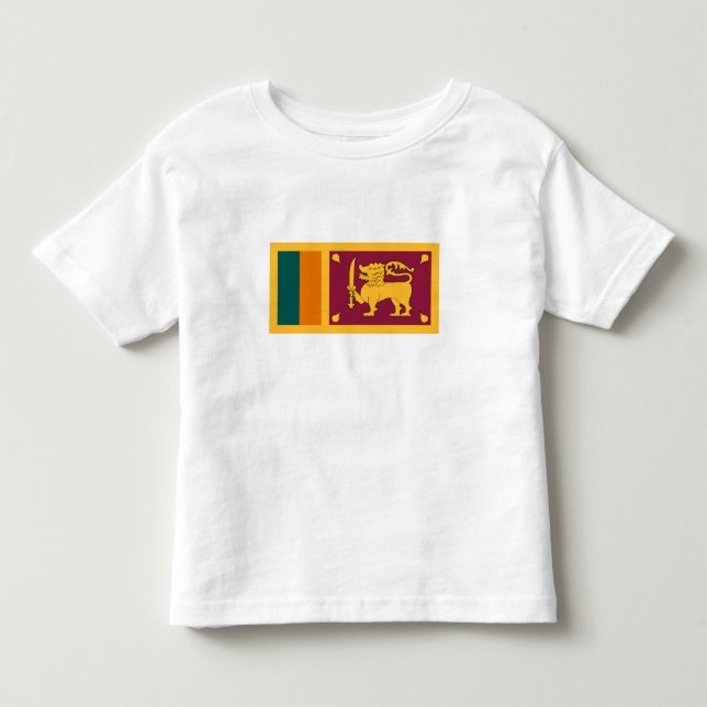 Camiseta Bandeira do Sri Lanka (Frente)