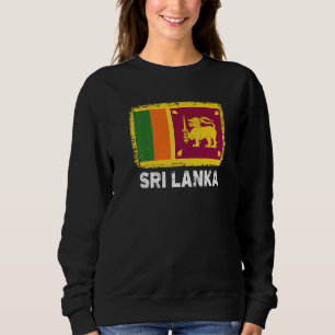Camiseta Bandeira do Sri Lanka Apoie as Mulheres do Povo d