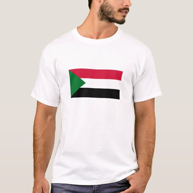 Camiseta Bandeira do Sudão (Frente)