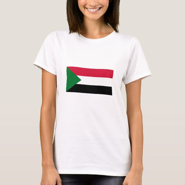 Camiseta Bandeira do Sudão (Frente)