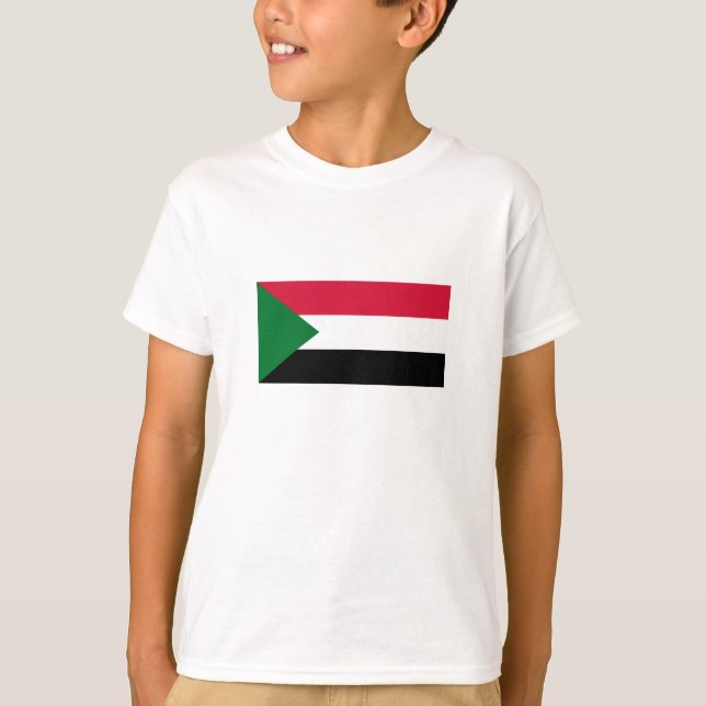 Camiseta Bandeira do Sudão (Frente)