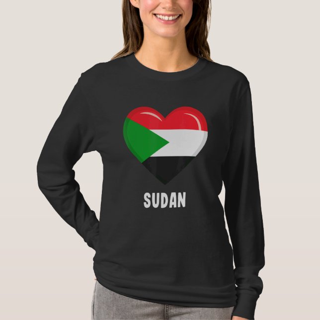 Camiseta Bandeira do Sudão (Frente)