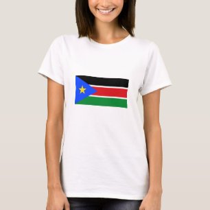 Camiseta Bandeira do Sudão do Sul