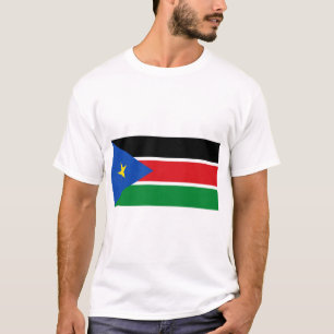 Camiseta Bandeira do Sudão do Sul
