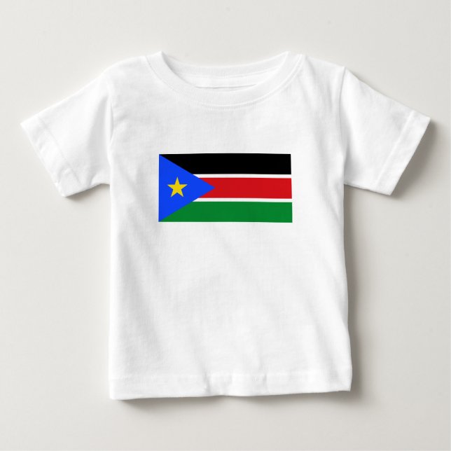 Camiseta Bandeira do Sudão do Sul (Frente)