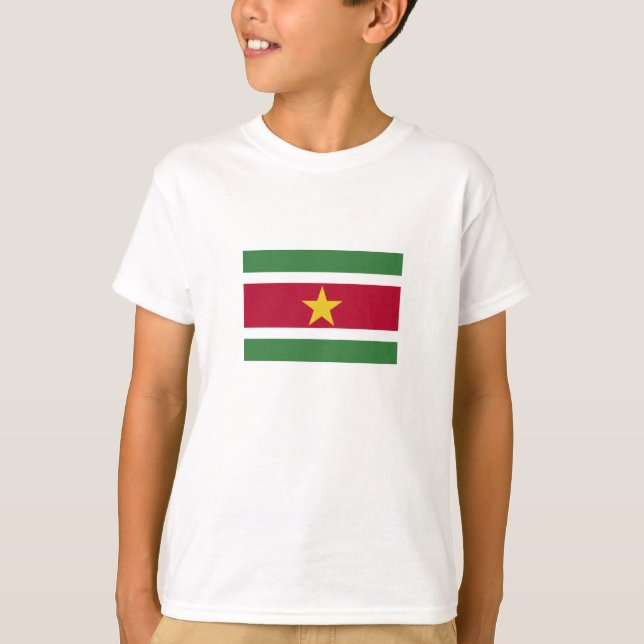 Camiseta Bandeira do Suriname (Frente)