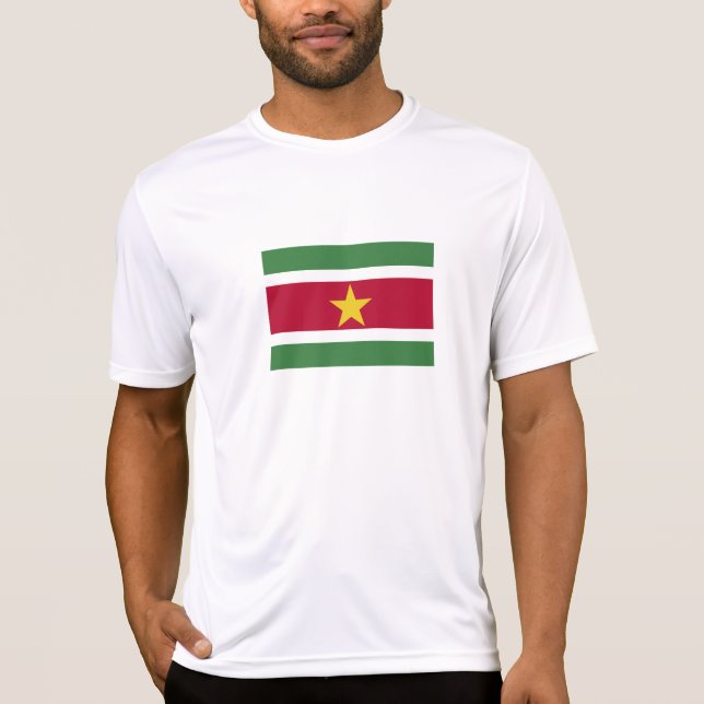 Camiseta Bandeira do Suriname (Frente)