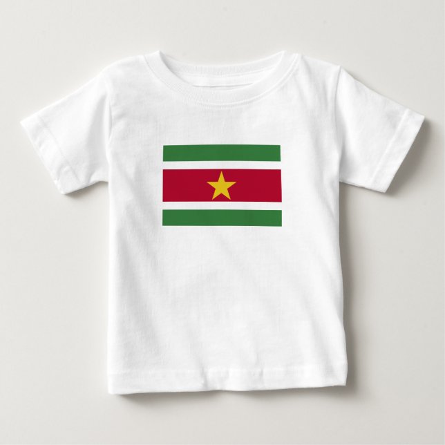 Camiseta Bandeira do Suriname (Frente)