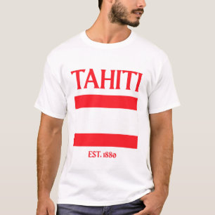 Camiseta bandeira do Taiti