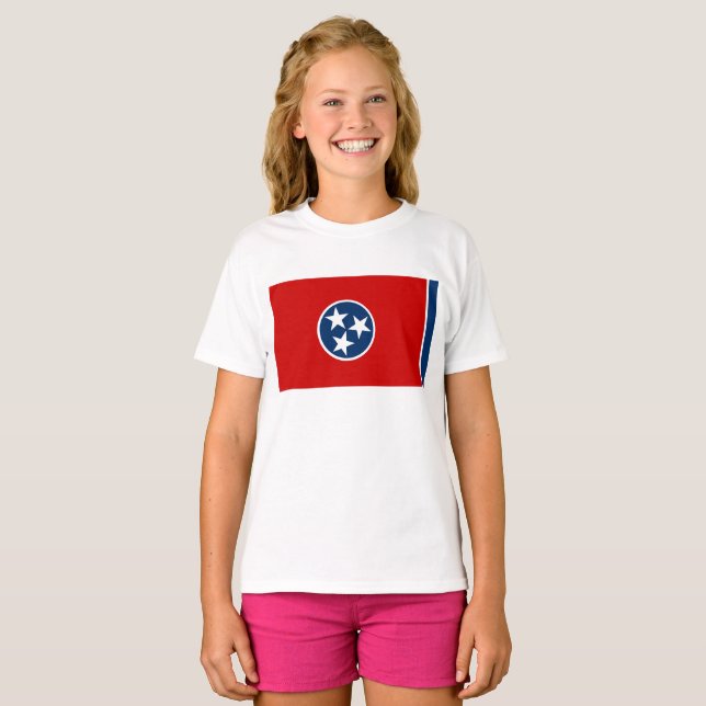 Camiseta Bandeira do Tennessee (Frente Completa)