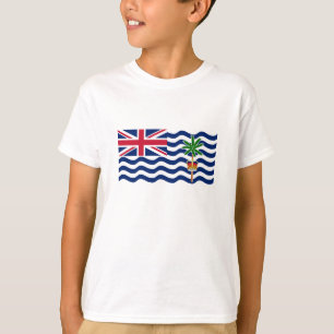 Camiseta Bandeira do Território Britânico do Oceano Índico