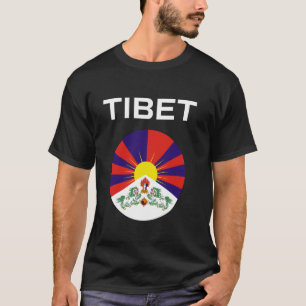 Camiseta Bandeira do Tibete Moderna