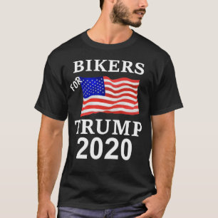 Camiseta Bandeira do trunfo 2020 dos motociclistas