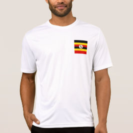 Camiseta Bandeira do Uganda
