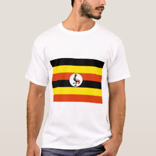Camiseta Bandeira do Uganda