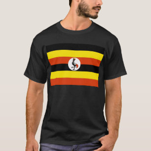 Camiseta Bandeira do Uganda