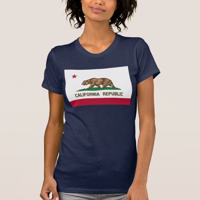 Camiseta Bandeira do Urso da Califórnia: Estado do Ouro de  (Frente)