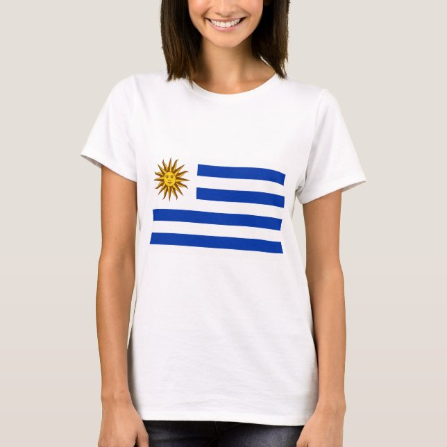 Camiseta Bandeira do Uruguai (Frente)