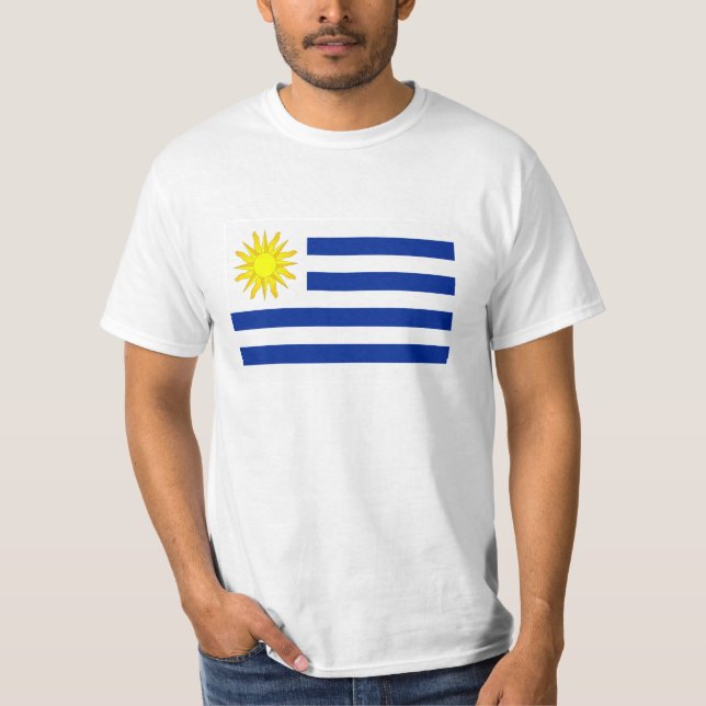 Camiseta Bandeira do Uruguai (Frente)