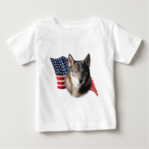 Camiseta Bandeira do Vallhund Sueco