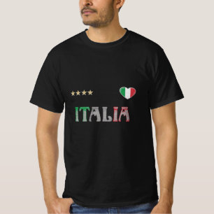 Camiseta Bandeira do Ventilador de Futebol da Itália