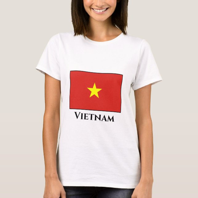 Camiseta Bandeira do Vietnã (Frente)