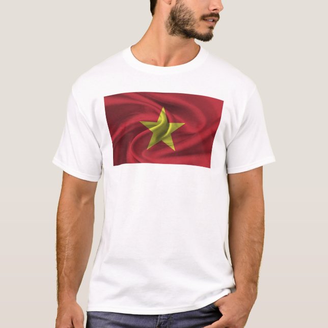 Camiseta Bandeira do Vietnã (Frente)