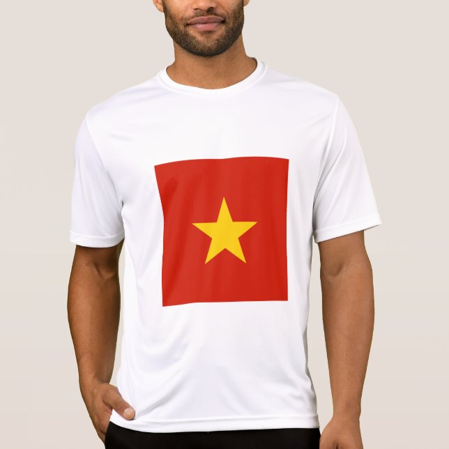 Camiseta bandeira do Vietname (Frente)