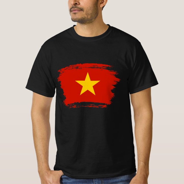 Camiseta bandeira do Vietname (Frente)