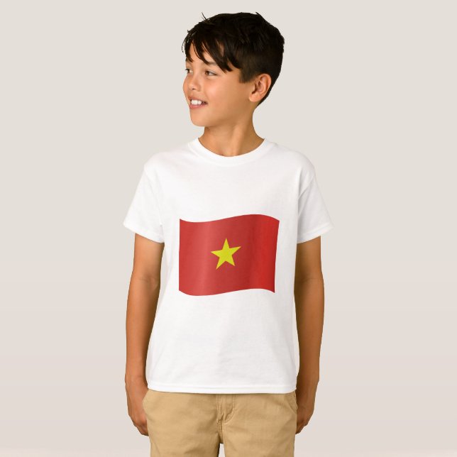 Camiseta bandeira do Vietname (Frente Completa)