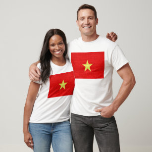 Camiseta bandeira do Vietname