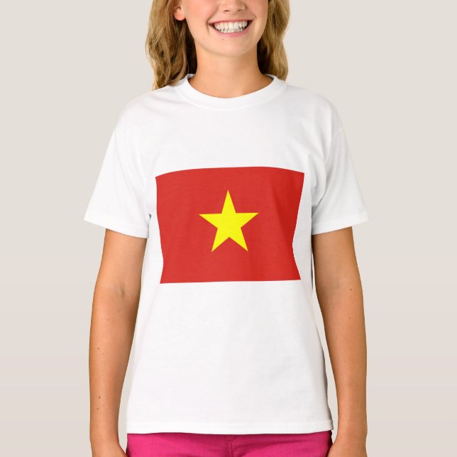 Camiseta Bandeira do Vietname (Frente)