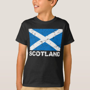Camiseta Bandeira do vintage de Scotland