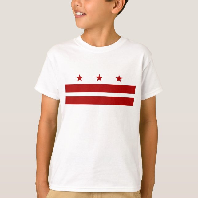 Camiseta Bandeira do Washington DC (Frente)
