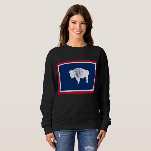 Camiseta Bandeira do Wyoming (Frente Completa)