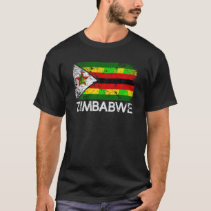Camiseta Bandeira Do Zimbábue T Shirt Feito No Zimbábue G