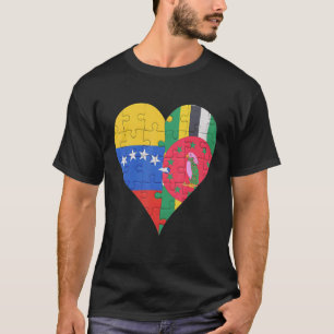 Camiseta Bandeira Dominicana Venezuela