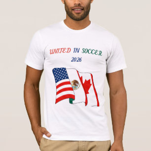 Camiseta Bandeira dos Anfitriões da Copa do Mundo 