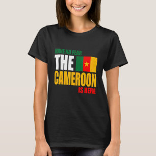 Camiseta Bandeira dos Camarões Bandeira dos Camarões