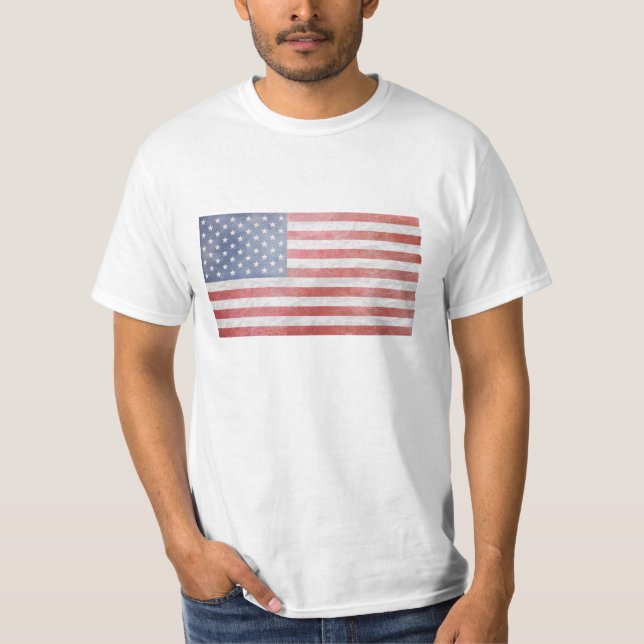 Camiseta Bandeira dos E.U. (Frente)