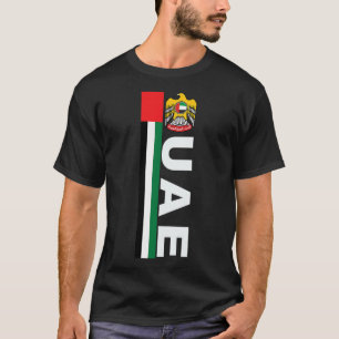 Camiseta Bandeira dos Emirados Árabes Unidos no estilo fute