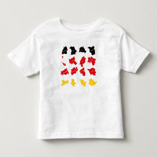 Camiseta Bandeira dos Estados Alemães