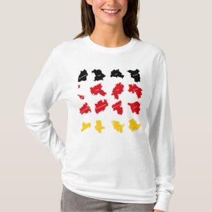Camiseta Bandeira dos Estados Alemães