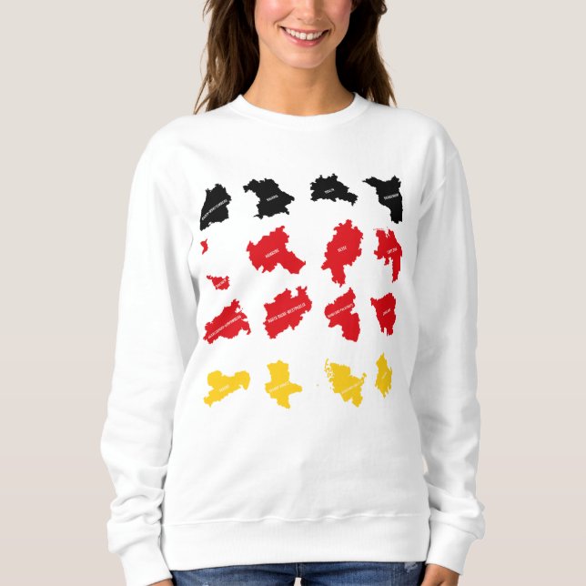 Camiseta Bandeira dos Estados Alemães (Frente)