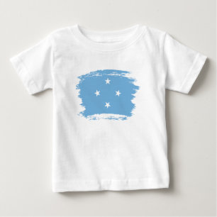 Camiseta bandeira dos Estados Federados da Micronésia