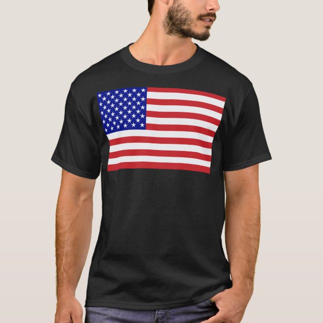Camiseta Bandeira dos Estados Unidos (Frente)