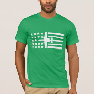 Camiseta Bandeira dos Estados Unidos do jato de A-10